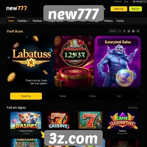 Novos recursos e funcionalidades do site new777