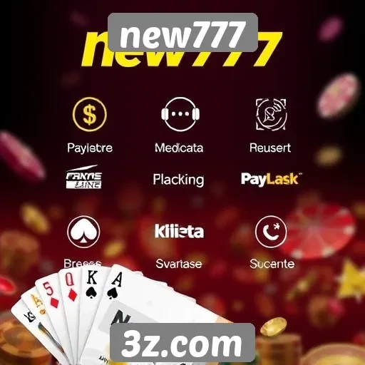 Métodos de pagamento aceitos no new777